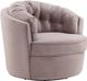 TOV Furniture Eloise Mauve Velvet Swivel Chair-0