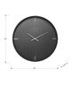 Monarch Specialties Inc. Black 30" Wall Clock-2