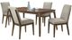 New Classic® Home Furnishings Maggie 5-Piece Natural/Walnut Dining Set-0