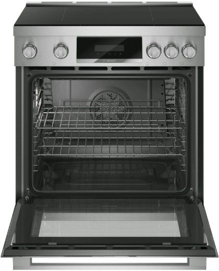 Bosch® 800 Series 30” Stainless Steel Freestanding Induction Range-1