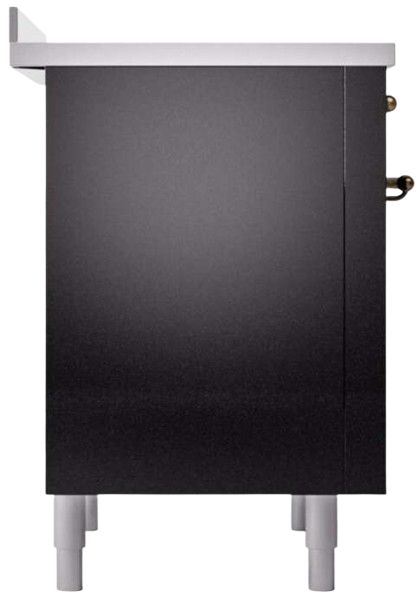 Ilve® Nostalgie II Series 36" Glossy Black Pro Style Induction Range-3