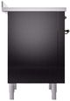 Ilve® Nostalgie II Series 36" Glossy Black Pro Style Induction Range-3
