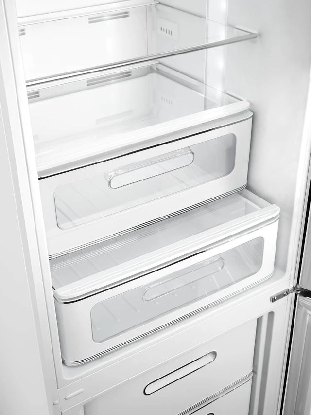 Smeg 50's Retro Style Aesthetic 11.7 Cu. Ft. White Bottom Freezer Refrigerator-3