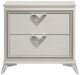 Homelegance® Audra Gold/White Nightstand-2