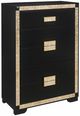 Global Furniture USA Blake Black/Gold Chest-0