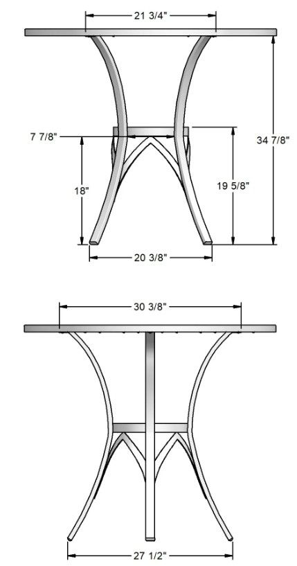 Amisco Customizable Kai Round Counter Dining Table-1
