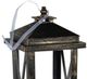 A & B Home Menifee Black Lantern with LED Candle-1