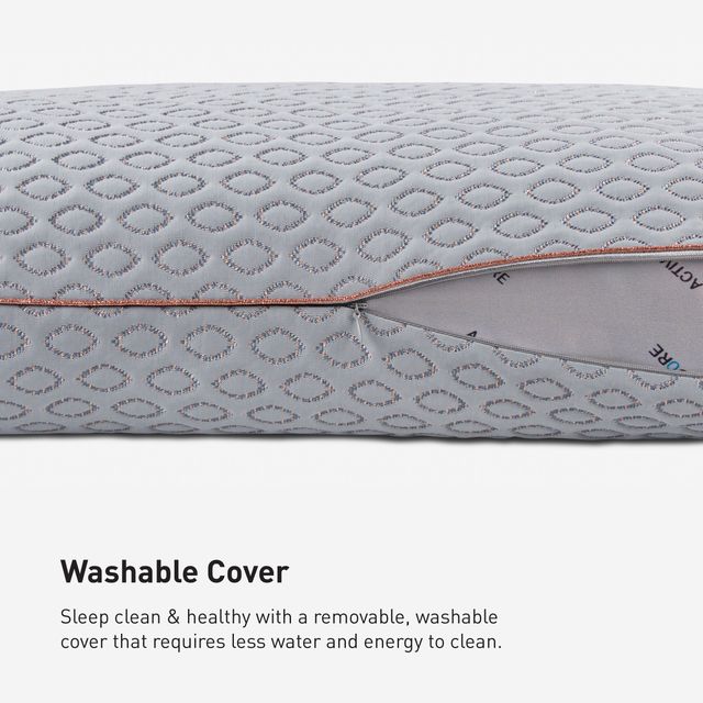 BEDGEAR® Cosmo Performance® Shredded Foam/Polyester Fiber Blend 0.0 Medium Firm King Standard Pillow-4