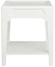 Bassett® Furniture Mayfair Porcelain White Bedside Table -2