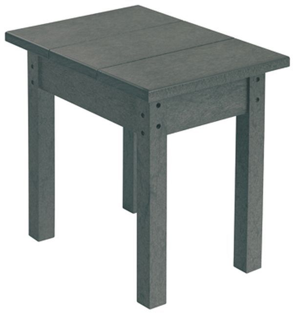 C R Plastic Generation Line Slate Gray Rectangular Table-0