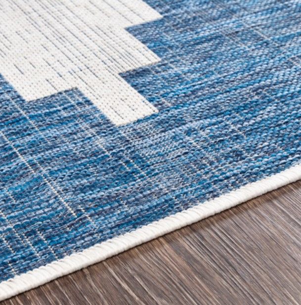 Surya Eagean Navy/Off-White 4'x6' Area Rug-4