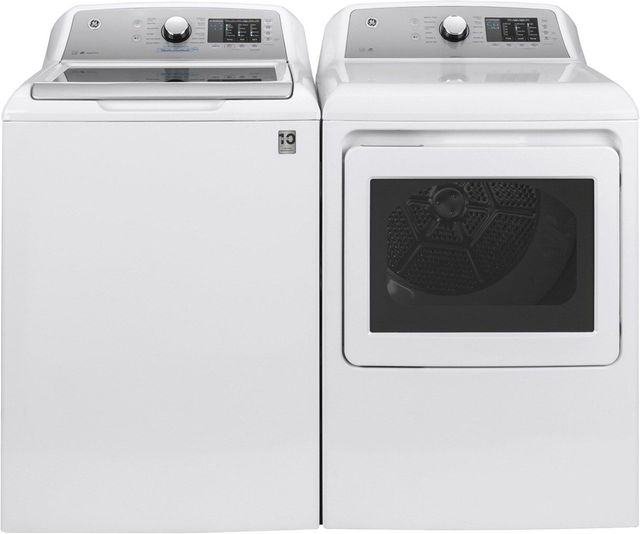 GE® White Laundry Pair-0