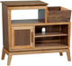 Whittier Wood® Furniture Addison Duet 38" Vinyl Record Station-0