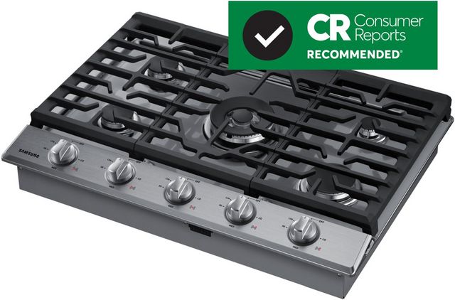 Samsung 30" Stainless Steel Gas Cooktop-1