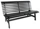 CabanaCoast® Customizable Skye Aluminum Outdoor Bench-0