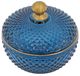 A & B Home Blue Candy Jar-1