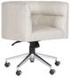 Vanguard Furniture® Vanguard Emmett Chrome/Index Porcelain Desk Chair-0