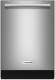 KitchenAid® 24" Stainless Steel with PrintShield™ Finish Built In Dishwasher-0