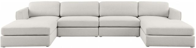 Meridian Furniture Beckham 6-Piece Beige Modular Sectional Sofa Set-1