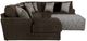 Jackson Furniture Galaxy 4-Piece Chocolate Left Side Facing U-Shape Chaise Sectional-2
