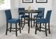New Classic® Home Furnishings Crispin 2-Piece Marine Blue Bar Chair Set-5