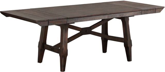 Winners Only® New Haven Brown Trestle Dining Table-0