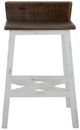 International Furniture Direct Pueblo Brown/White 24" Counter Stool-2