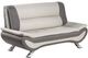 Mazin Furniture Veloce 2 Piece Beige/Gray Sofa & Loveseat Set-2