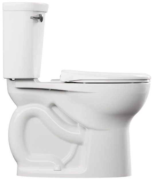 American Standard Cadet® White PRO Two-Piece Chair Height Round Front 10" Rough Toilet Less Seat 1.6 gpf/6.0 Lpf -2
