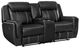 Homelegance® Littleton Blue Double Manual Reclining Loveseat-0