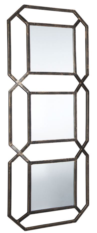 Signature Design by Ashley® Savane Antique Gold Accent Mirror-0