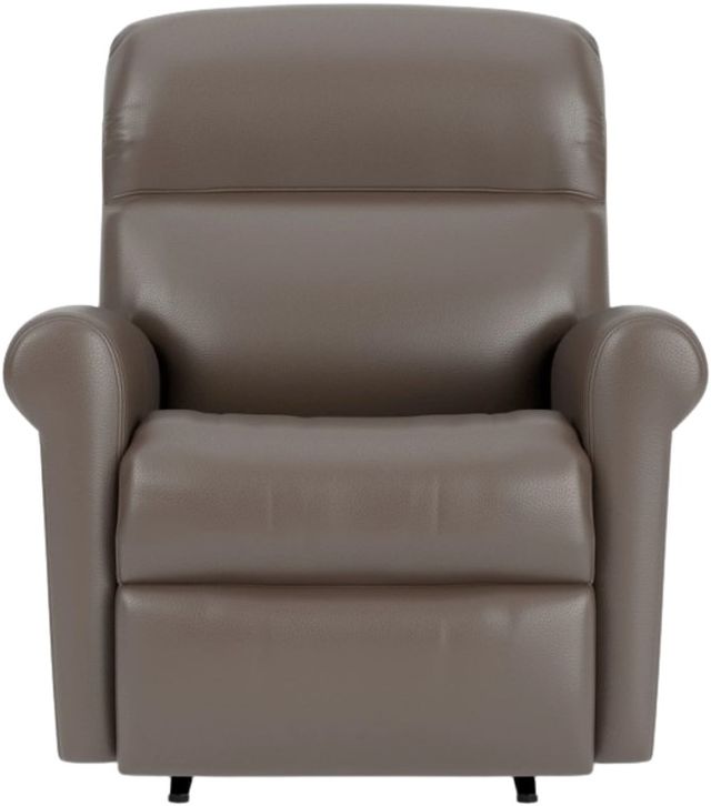 Flexsteel® Customizable Davis Leather Power Recliner with Power Headrest-1