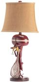 Crestview Collection Outboard Red 30" Table Lamp-3