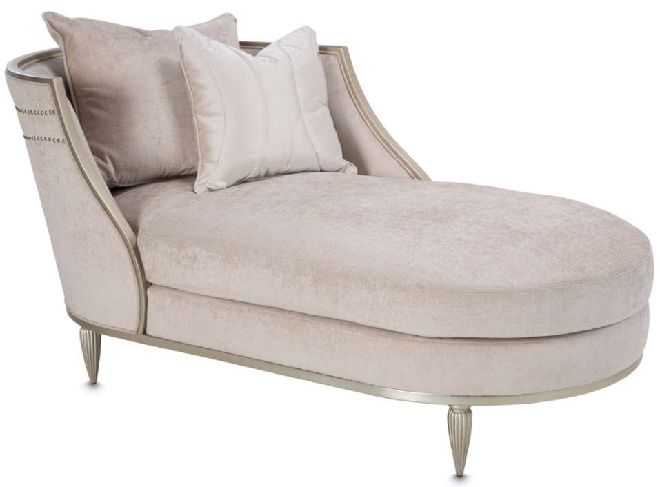 Michael Amini London Place Champagne Chaise