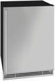 U-Line® Black/Stainless Steel 24" Beverage Center-0