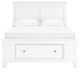 Signature Design by Ashley® Fortman White Full Panel Storage Bed-2
