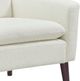 Elements International Hawk Espresso/White Accent Arm Chair-1