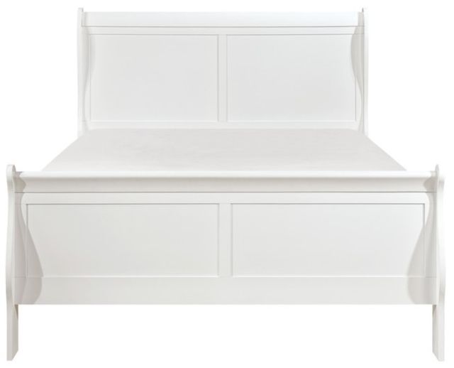 Homelegance® Mayville White Queen Sleigh Bed-2