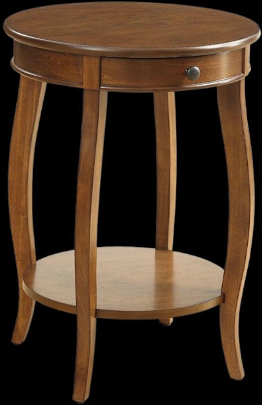 ACME Furniture Alysa Walnut Accent Side Table-0