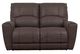 La-Z-Boy® Cassian Walnut Leather Power Reclining Loveseat with Headrest-1