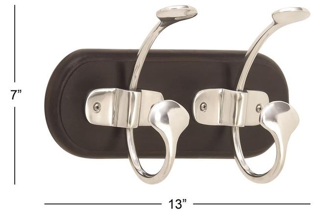 Deco Marche Black 7" Wall Hook-2