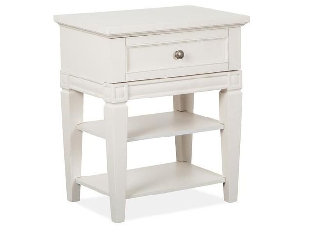 Magnussen Home® Willowbrook Egg Shell White Open Nightstand-1