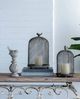A & B Home Antique Gray Candle Holder-5