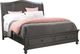 aspenhome® Oxford Peppercorn California King Sleigh Storage Bed-0