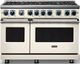 Viking® 7 Series 48'' Pure White Pro Style Gas Range-3