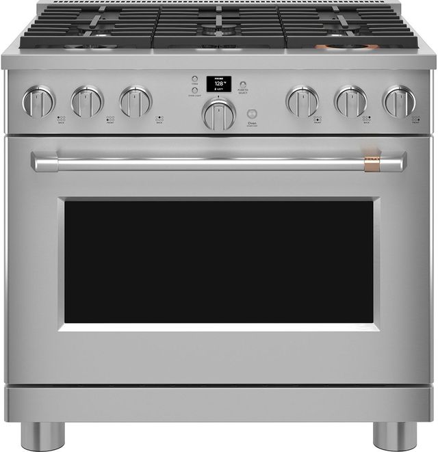 Café™ 36" Stainless Steel Pro Style Gas Range-0