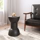 Zuo Modern Wisdom Matte Black Table Stool-4