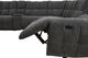 Furniture of America® Southwold 6-Piece Dark Gray Power Reclining Sectional-3