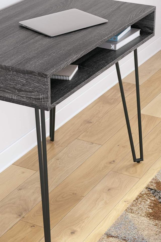 Signature Design by Ashley® Strumford Charcoal Grey Office Desk-3