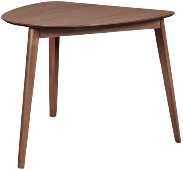 New Classic® Home Furnishings Oscar 3-Piece Natural/Walnut Corner Dining Table Set-2